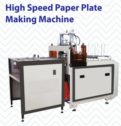 High Speed Paper Plate Machine